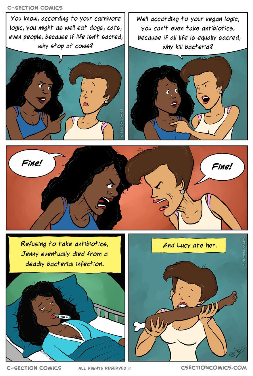 16 Unusual Comics About The Good, The Bad, And The Funny Parts Of Life, By C-Section Comics