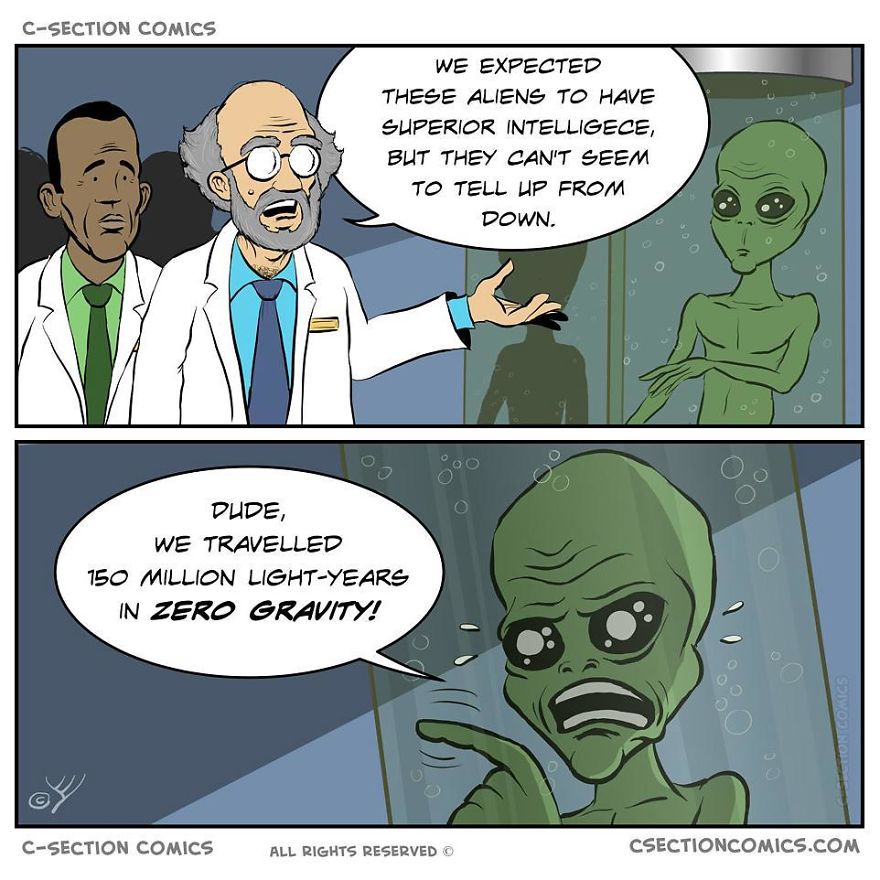 16 Unusual Comics About The Good, The Bad, And The Funny Parts Of Life, By C-Section Comics