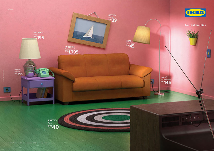 IKEA Recreates The Famous Living Rooms From The Simpsons, Friends And Stranger Things With Its Products IKEA Recreates The Famous Living Rooms From The Simpsons, Friends And Stranger Things With Its Products