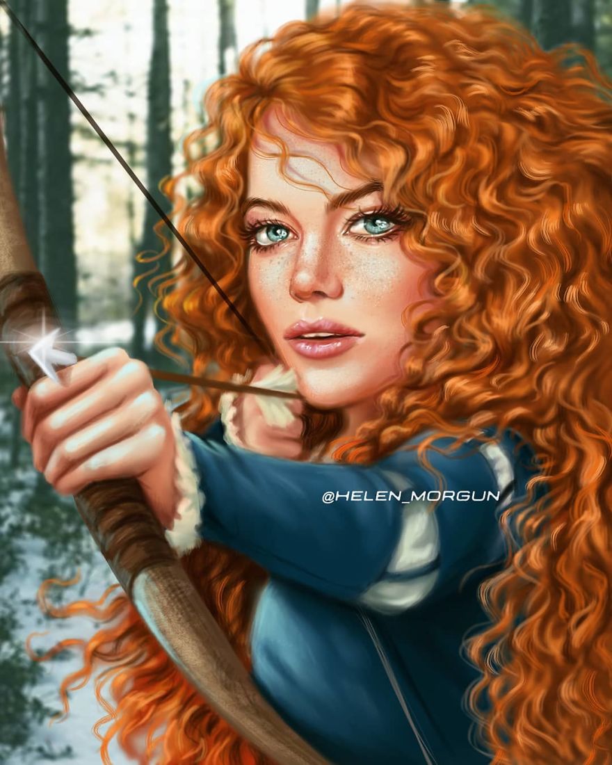 Emma Stone As Merida
