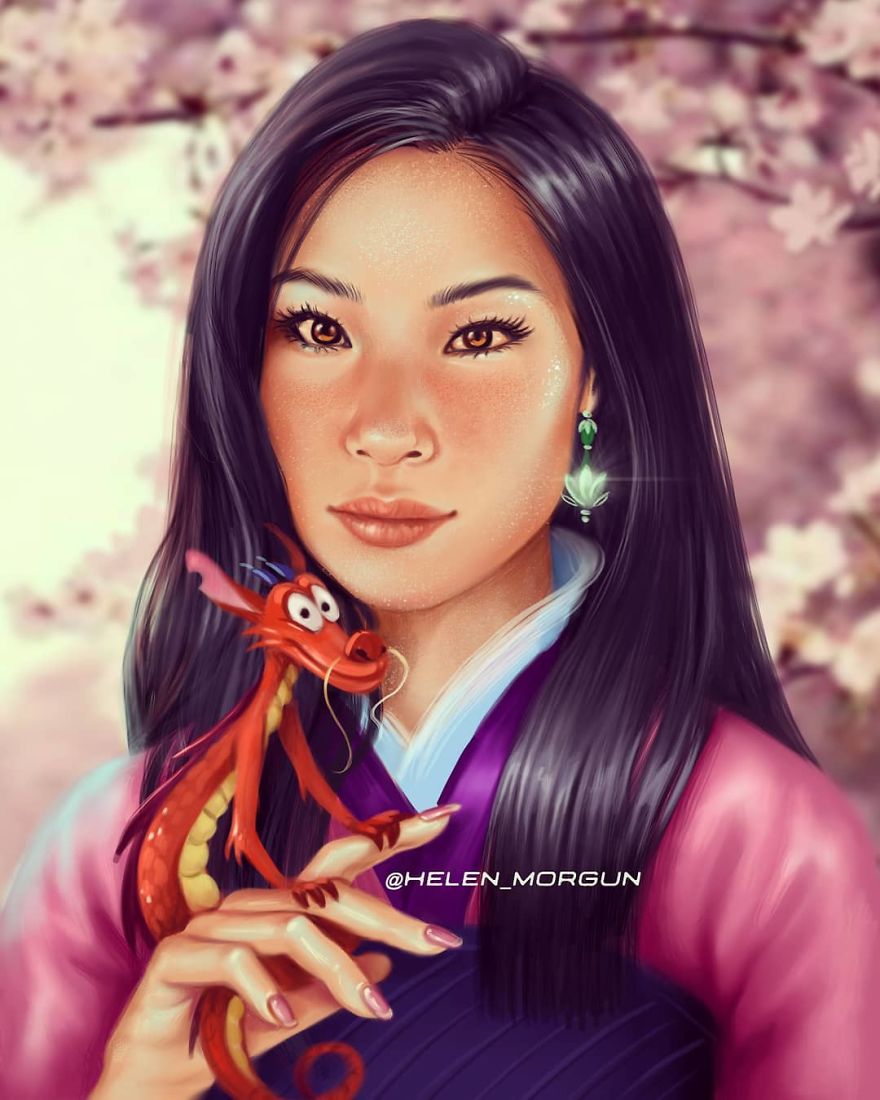 Lucy Liu As Mulan
