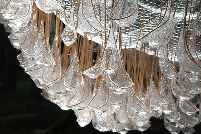 Rainwater 'Chandelier' Installation Can Collect Up To 800 Pounds Of Water Rainwater 'Chandelier' Installation Can Collect Up To 800 Pounds Of Water