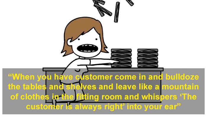 Former Retail Worker Hilariously Shows Why People Who Start Shopping Minutes Before Closing Time Are The Worst