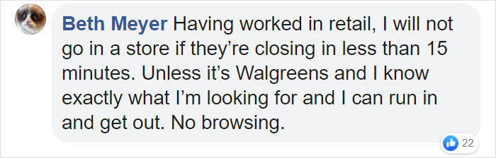 Former Retail Worker Hilariously Shows Why People Who Start Shopping Minutes Before Closing Time Are The Worst Former Retail Worker Hilariously Shows Why People Who Start Shopping Minutes Before Closing Time Are The Worst
