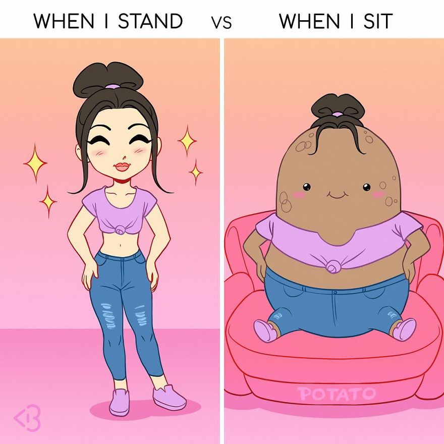 This Trainer Shows In Fun Way The Fight Of Some Girls To Keep In Shape