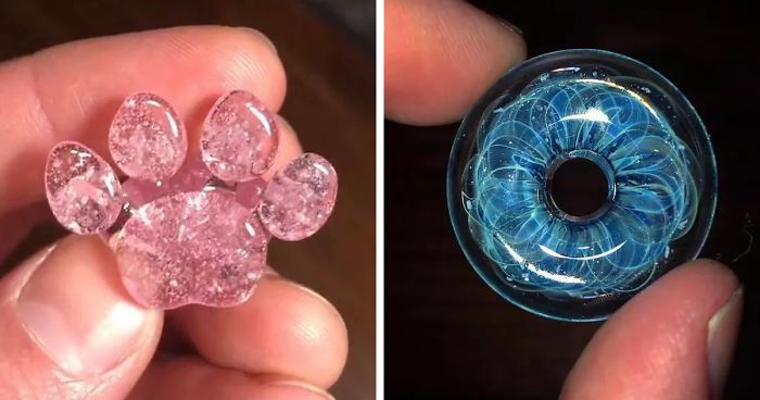 Company Turns Ashes Of People’s Beloved Pets Into Glass Replica Paws That Will Serve As A Memorial Forever