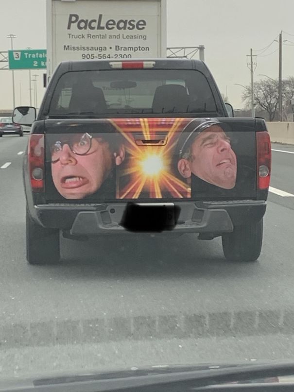 This Guy Doing Ludicrous Speed Down The Highway This Morning