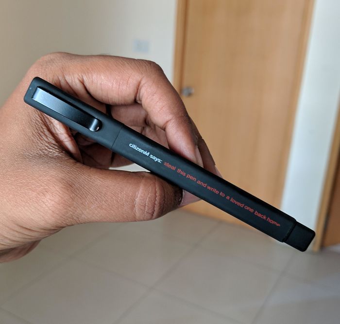 Honest Instructions On This Pen From A Hotel