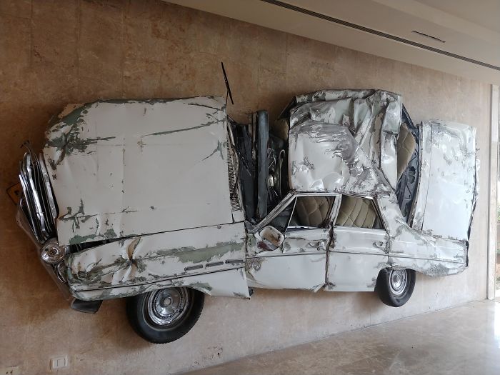 Unique Art In The Hotel I Work At