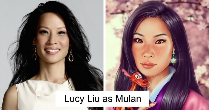 Russian Artist Shows Which Disney Princesses Your Favorite Celebrities Should Be