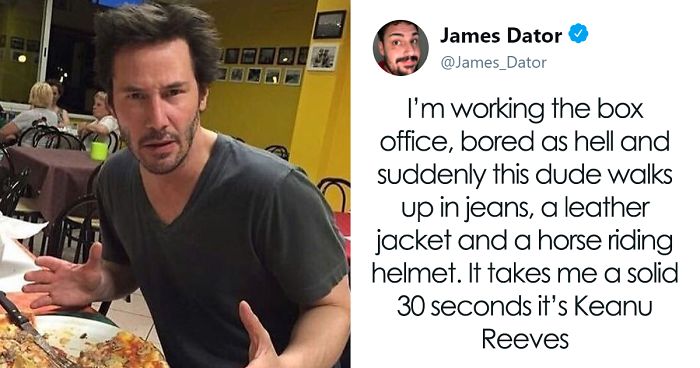Guy Shares How Keanu Reeves Bought Ice Cream Just To Give Him An Autograph, And People Fall In Love With Him Even More