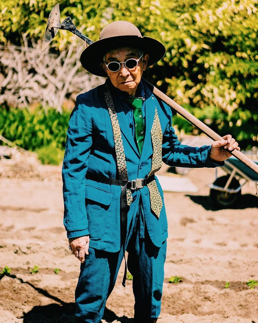 84 Year Old Grandpa Is Being Viral With His Totally Fashion Photo Shoots On Instagram