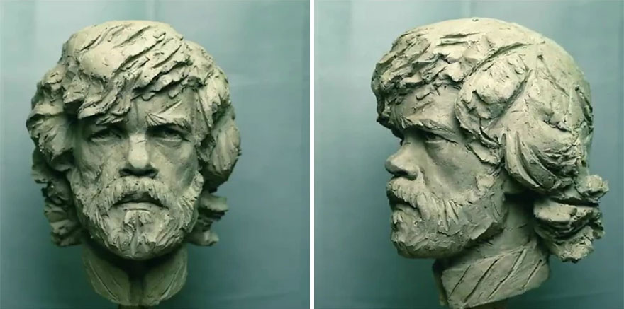 Russian Artist Sculpts Clay Busts Of 4 Characters From Game Of Thrones Russian Artist Sculpts Clay Busts Of 4 Characters From Game Of Thrones