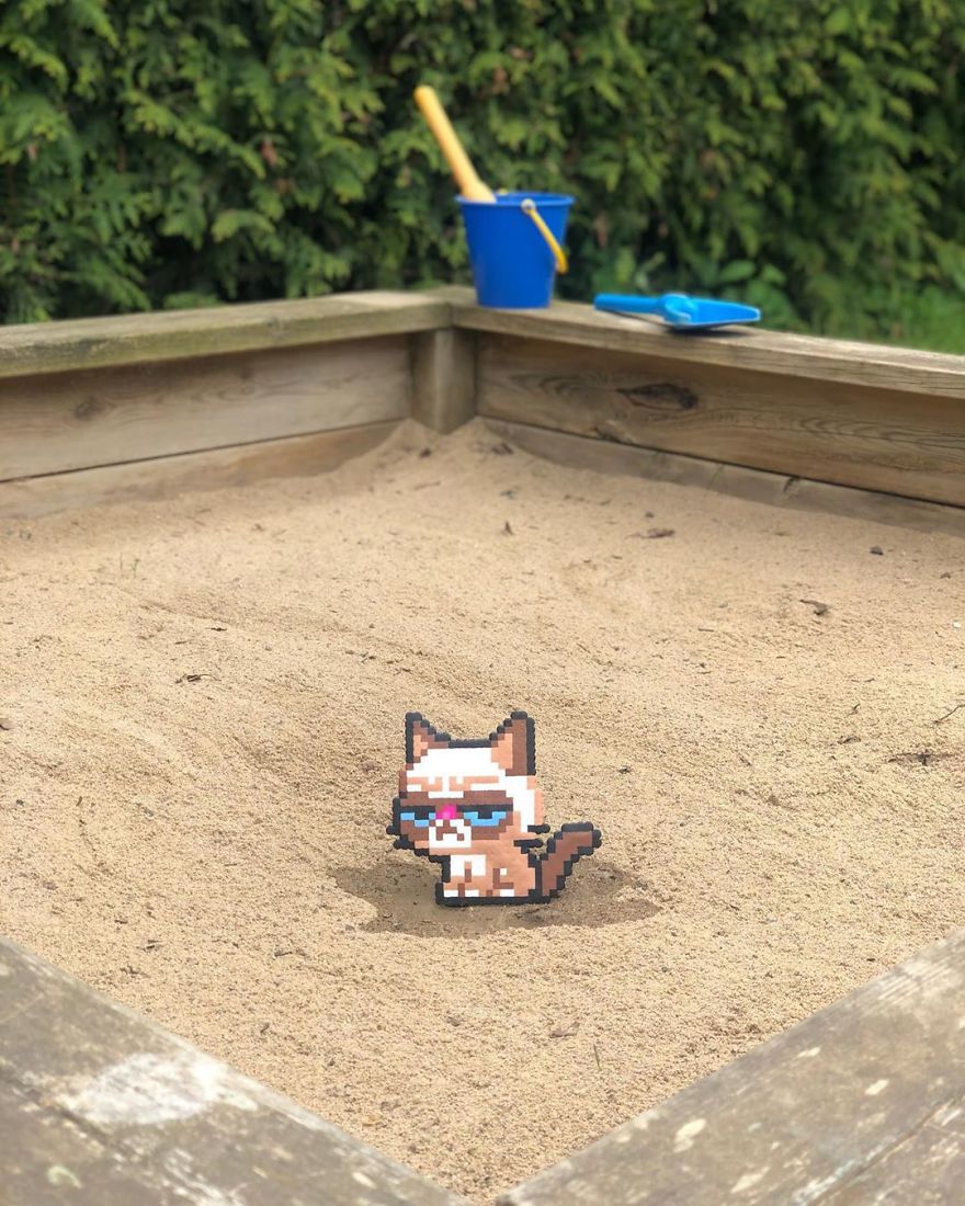 Artist Takes His Pixelated Art The Streets Of The Cities, Leaving Them Much More Fun