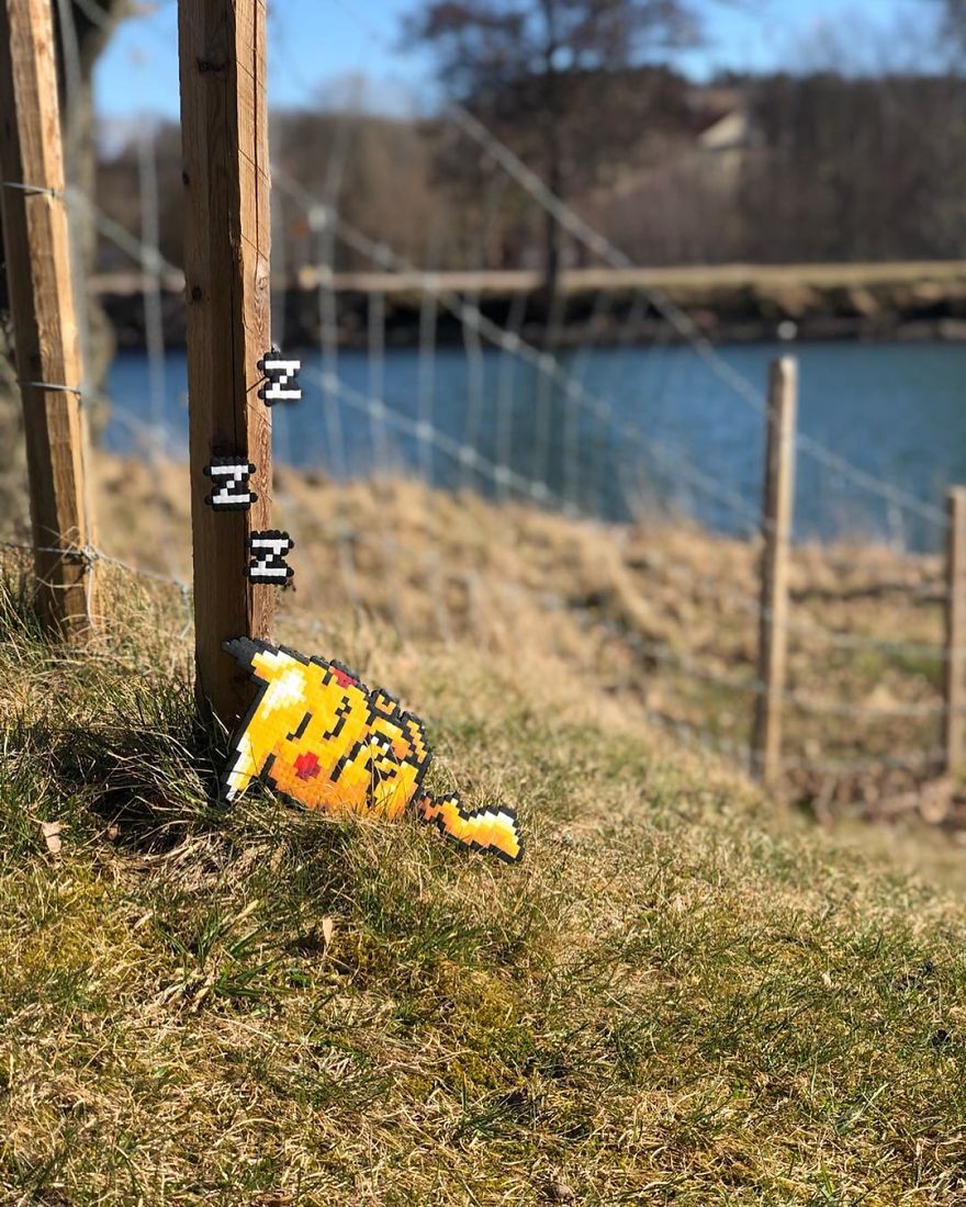 Artist Takes His Pixelated Art The Streets Of The Cities, Leaving Them Much More Fun