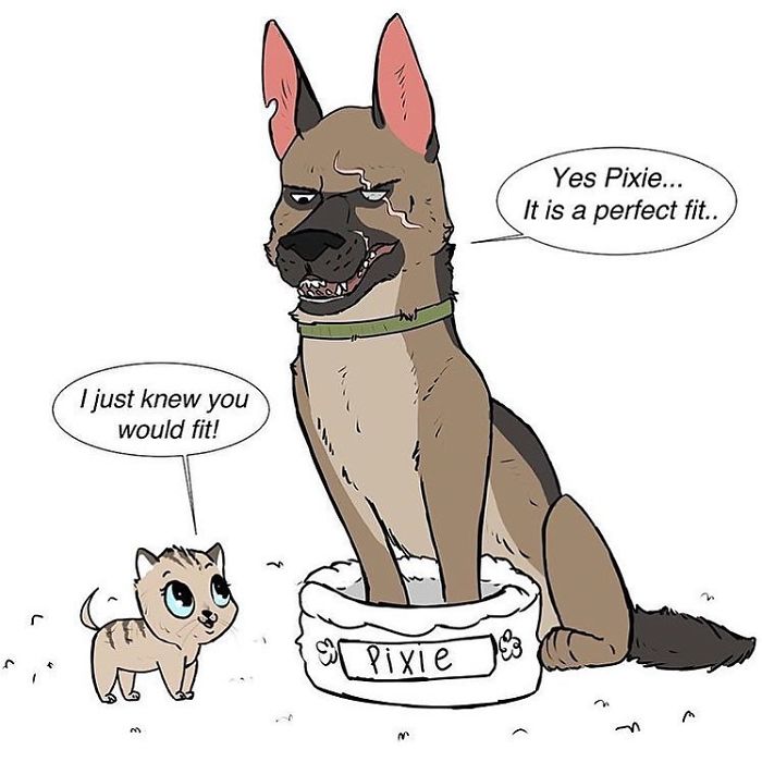 Comics-Adventures-Dogs-Pixie-Brutus-Fan-Art