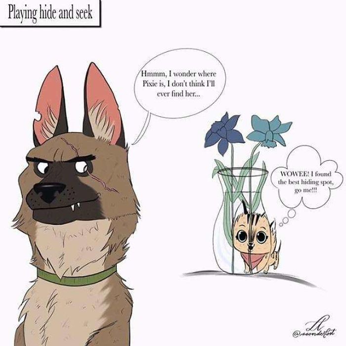 Comics-Adventures-Dogs-Pixie-Brutus-Fan-Art