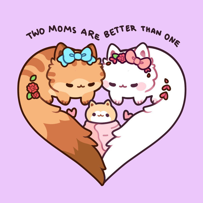 5 Most Common Misconceptions About Bisexuality Explained Through Adorable Kitten Illustrations 5 Most Common Misconceptions About Bisexuality Explained Through Adorable Kitten Illustrations