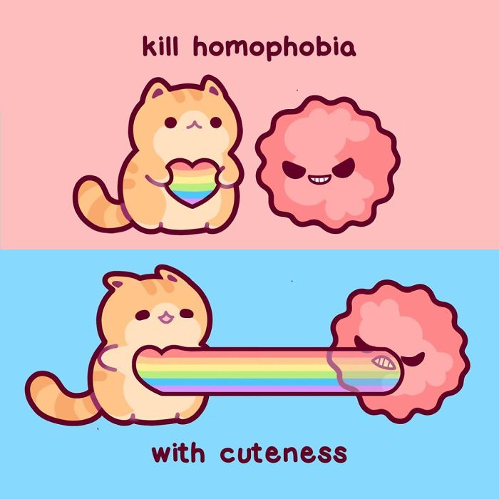 5 Most Common Misconceptions About Bisexuality Explained Through Adorable Kitten Illustrations 5 Most Common Misconceptions About Bisexuality Explained Through Adorable Kitten Illustrations
