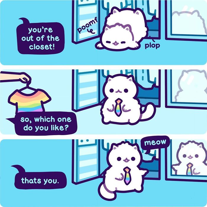 5 Most Common Misconceptions About Bisexuality Explained Through Adorable Kitten Illustrations