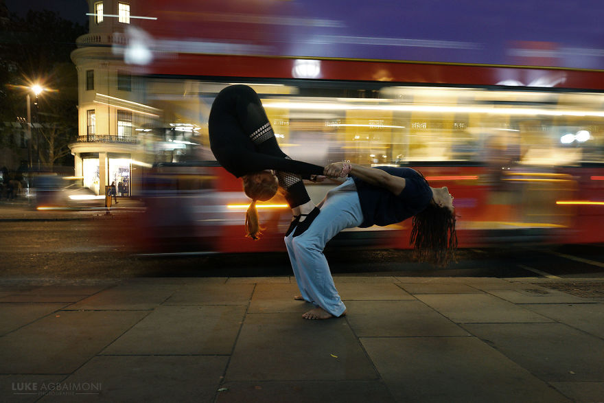 Photographer Explores The Shape & Movement Of London Underground Through Yoga