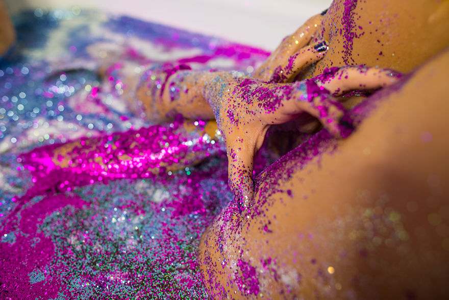 I Create A Neon Wonderland With Glitter