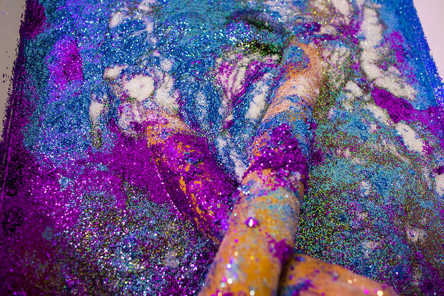 I Create A Neon Wonderland With Glitter