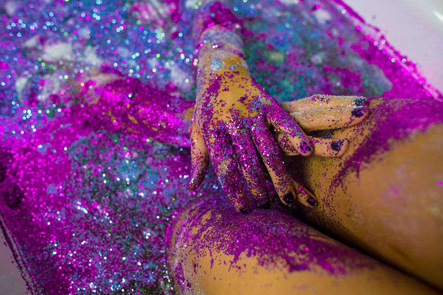 I Create A Neon Wonderland With Glitter