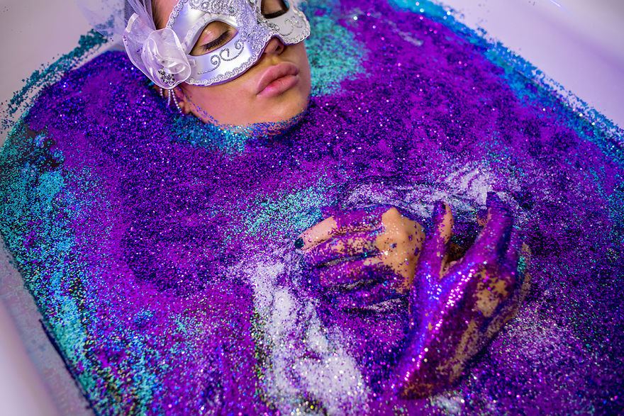 I Create A Neon Wonderland With Glitter