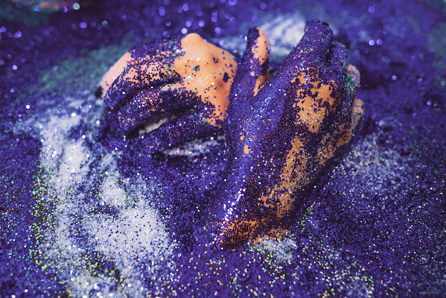 I Create A Neon Wonderland With Glitter