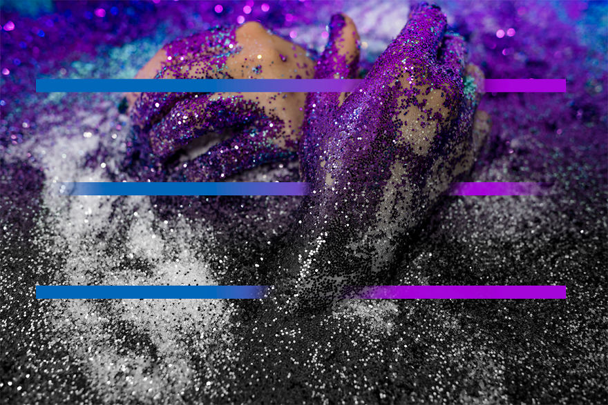 I Create A Neon Wonderland With Glitter