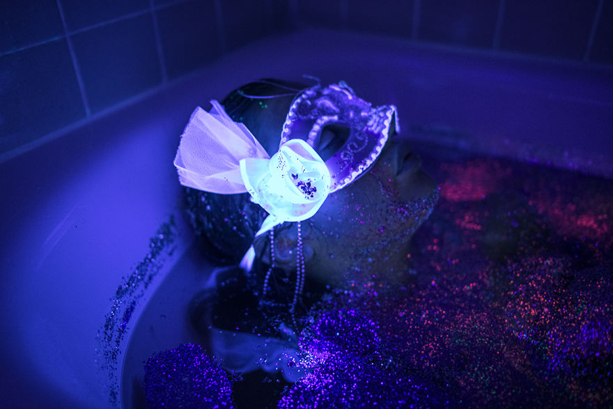 I Create A Neon Wonderland With Glitter