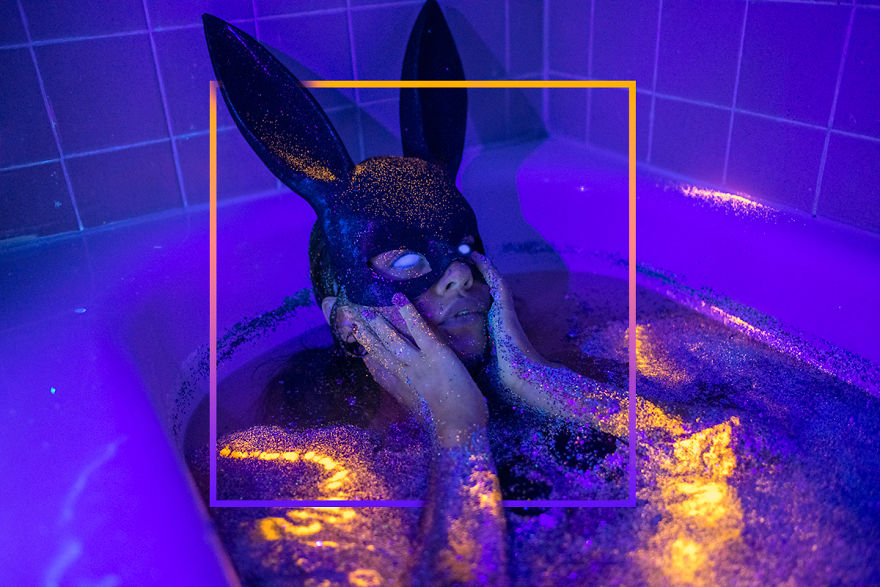 I Create A Neon Wonderland With Glitter