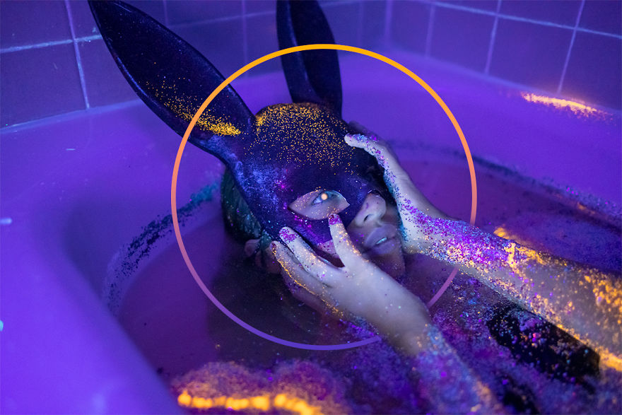 I Create A Neon Wonderland With Glitter