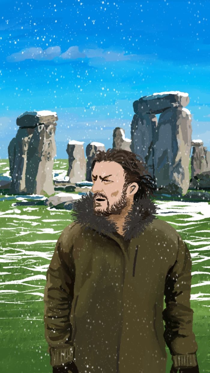 Ned Stark As “Anxious Traveler”