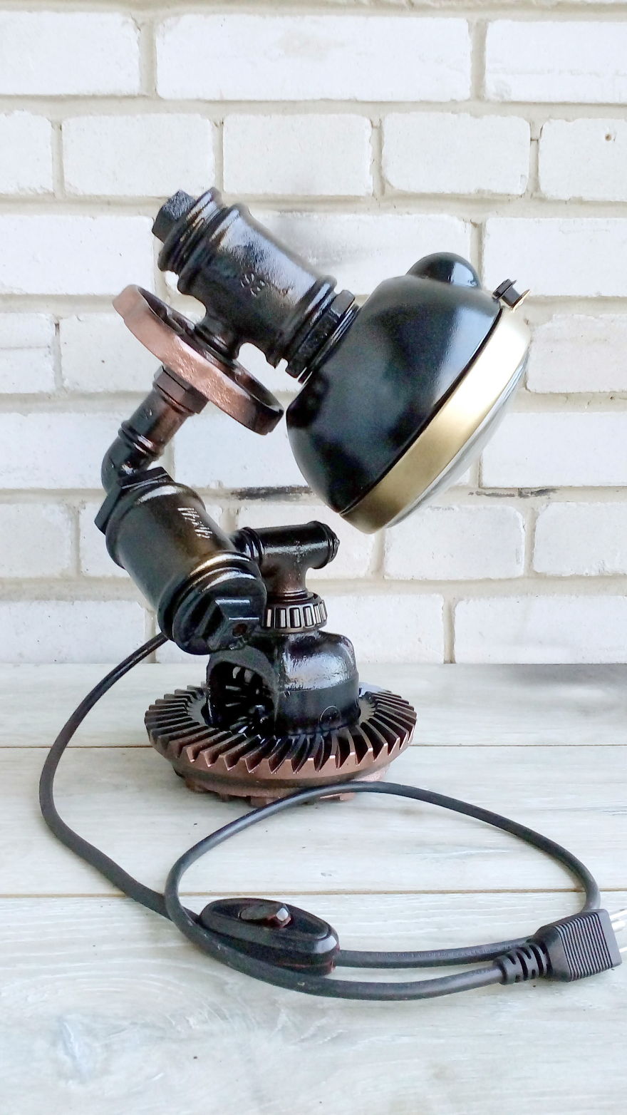 Edison Table Lamp Light Plumbing Home Trend Industrial Lighting 2019 Industrial Bedside Table Lamp Machine Age Table Lamp Steampunk Lamp Rustic Lamp Pipe Gift For Husband Rustic Lamp Table Rustic