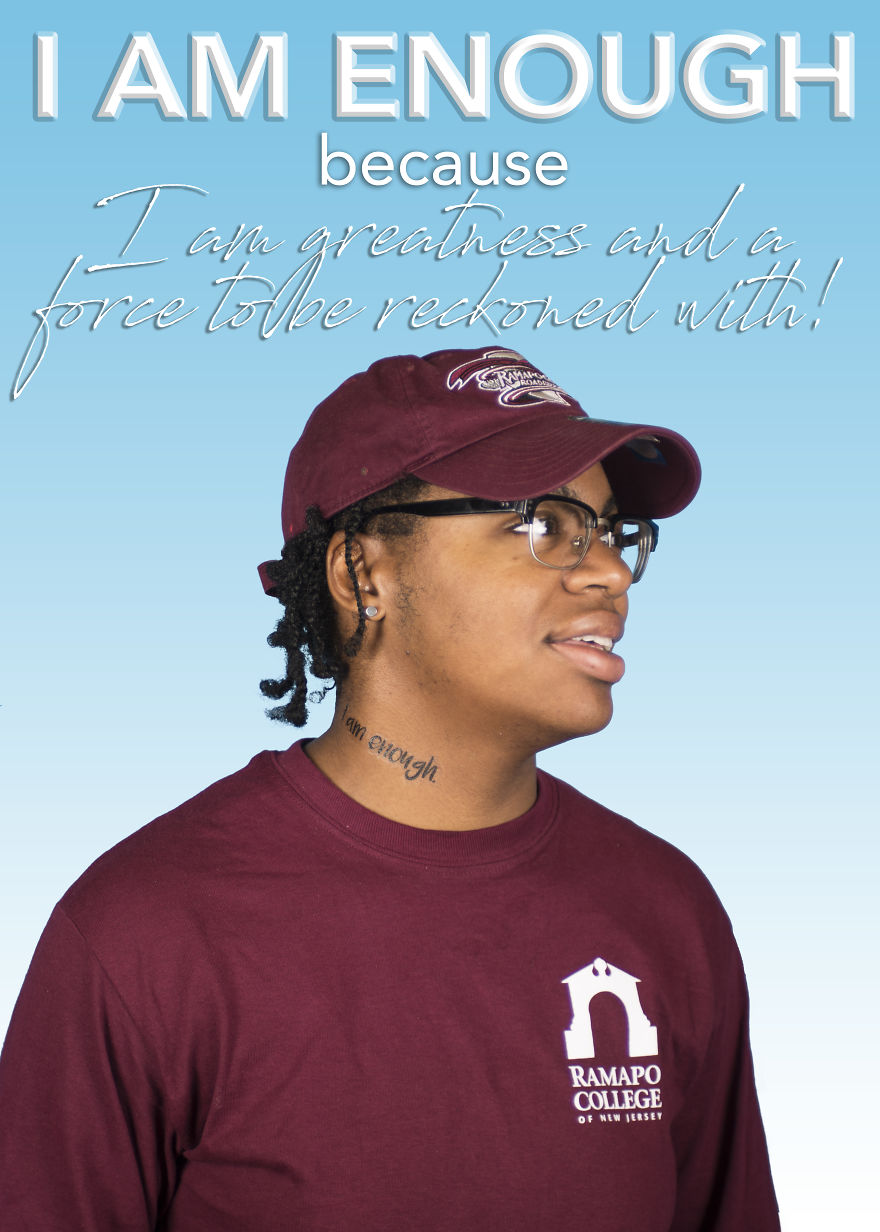 Student Creates "I Am Enough" Campaign To Reinforce Positive Mental Health On Her College Campus Student Creates "I Am Enough" Campaign To Reinforce Positive Mental Health On Her College Campus