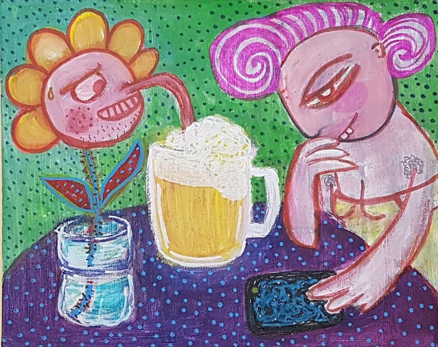 Alcoholic Flower Stealing Beer