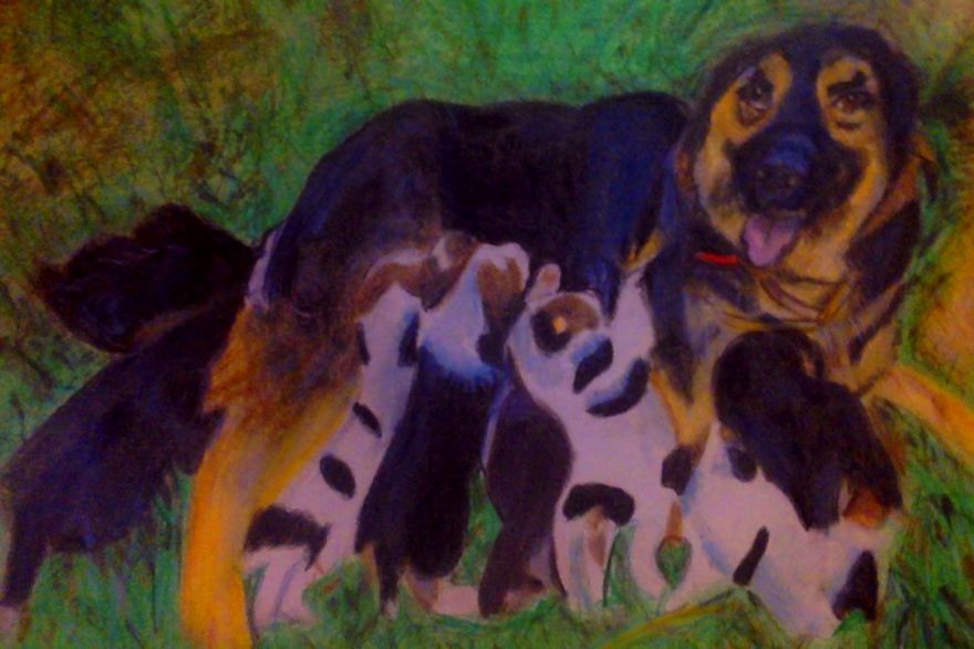 This Was Actually Drawn Recently. Someone Had Commissioned Me To Do It For Them.