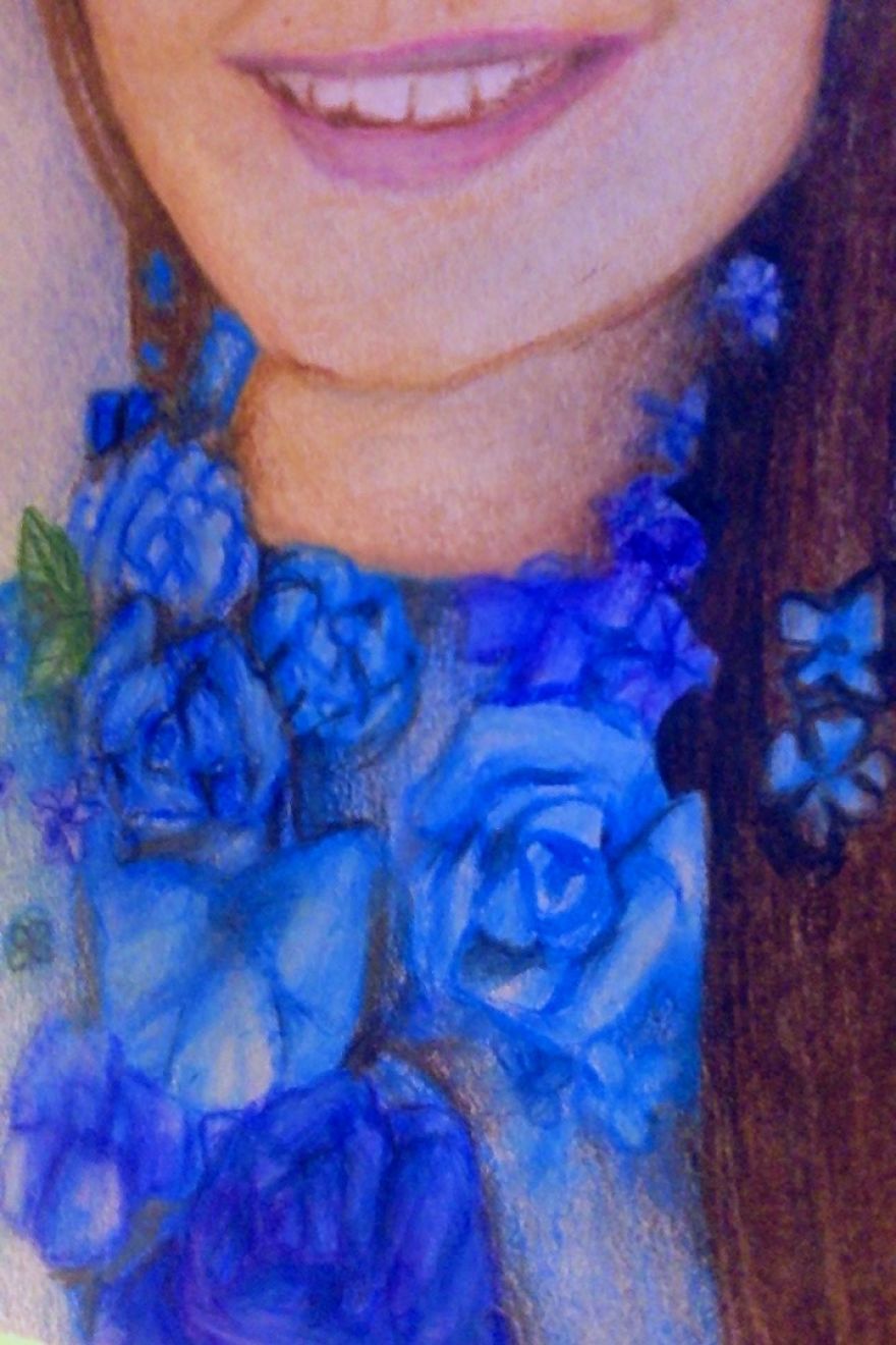 Blue Roses On My Shirt