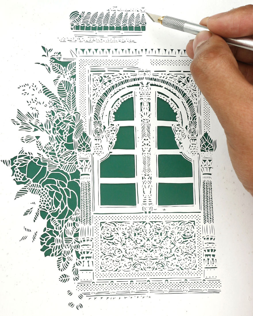 I’ve Been Experimenting With And Learning From Papercuts For More Than 6 Years, Here Are My 8 Cutouts Of Indian Havelis I’ve Been Experimenting With And Learning From Papercuts For More Than 6 Years, Here Are My 8 Cutouts Of Indian Havelis