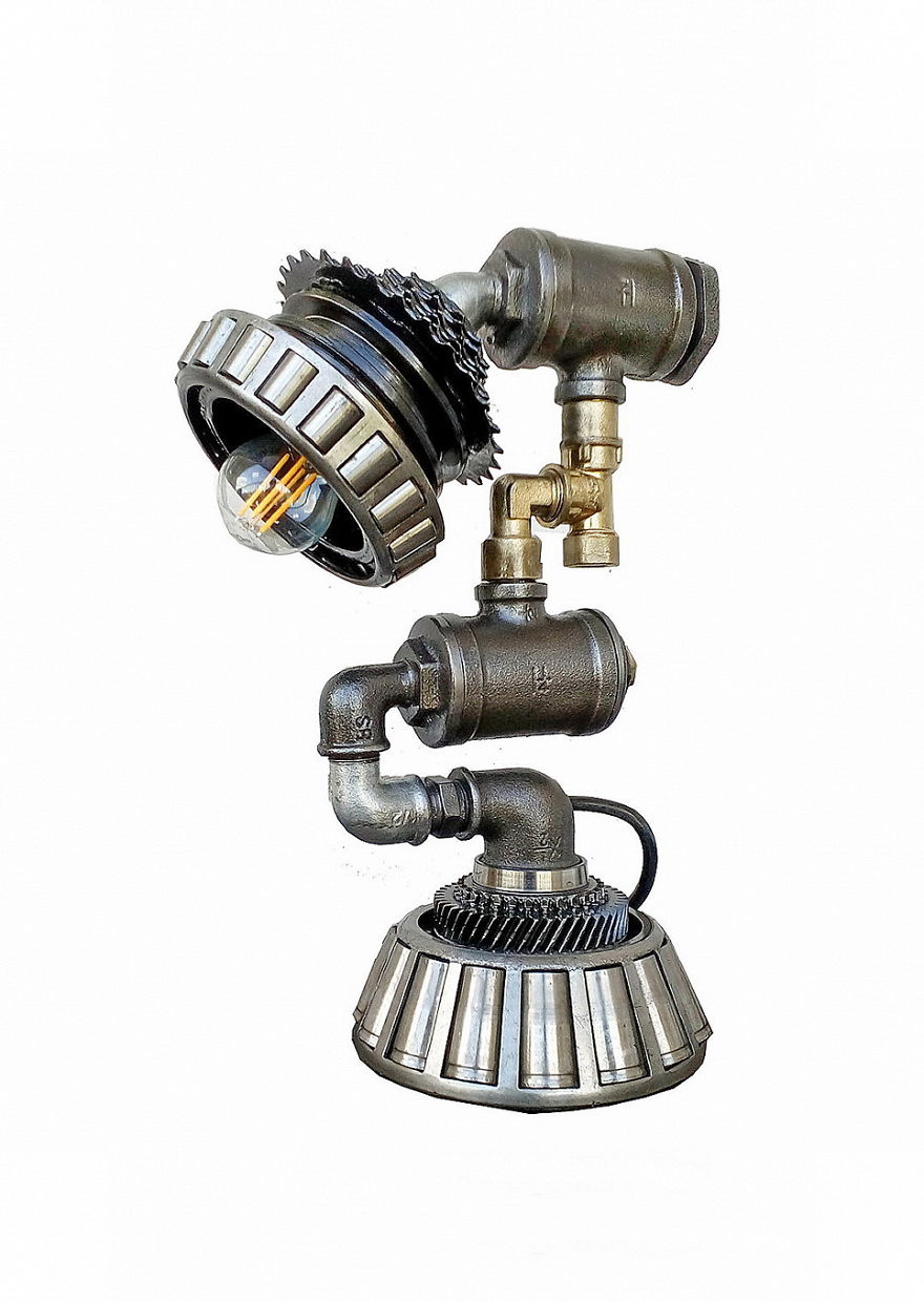 Industrial Lamp Art Game Of Thrones, Targaryen Gift Home Decor Lamp Metal Table Lamp Rustic Lightning Plumbing Lamp Machine Age Lighting Steampunk Bedside Lamp Gift For All Occasion Pipe Light