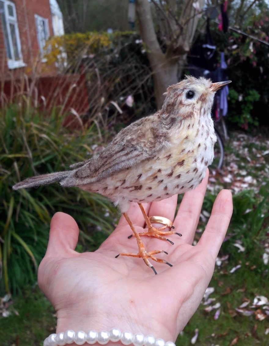 Inspired By Nature, I Upcycle Faux Fur Fabric By Sewing It Into Realistic-Looking Animals