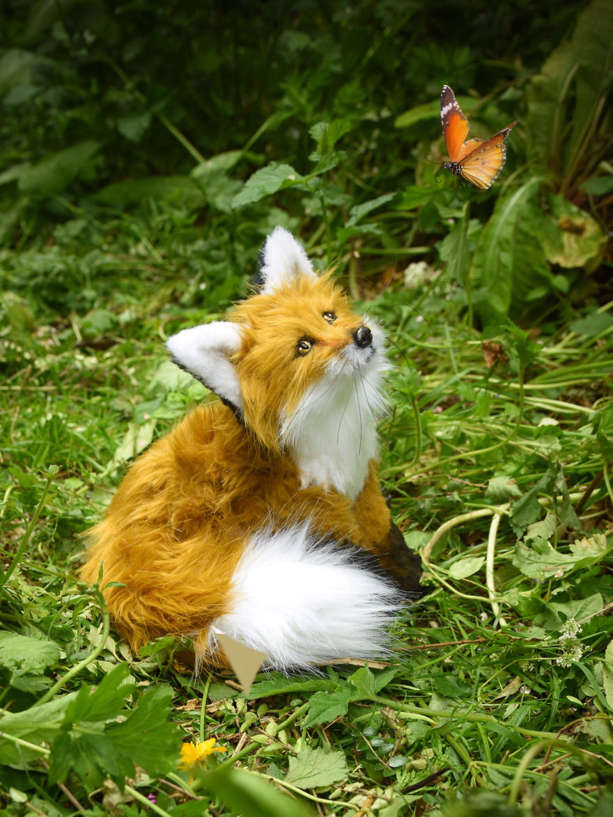 Inspired By Nature, I Upcycle Faux Fur Fabric By Sewing It Into Realistic-Looking Animals Inspired By Nature, I Upcycle Faux Fur Fabric By Sewing It Into Realistic-Looking Animals