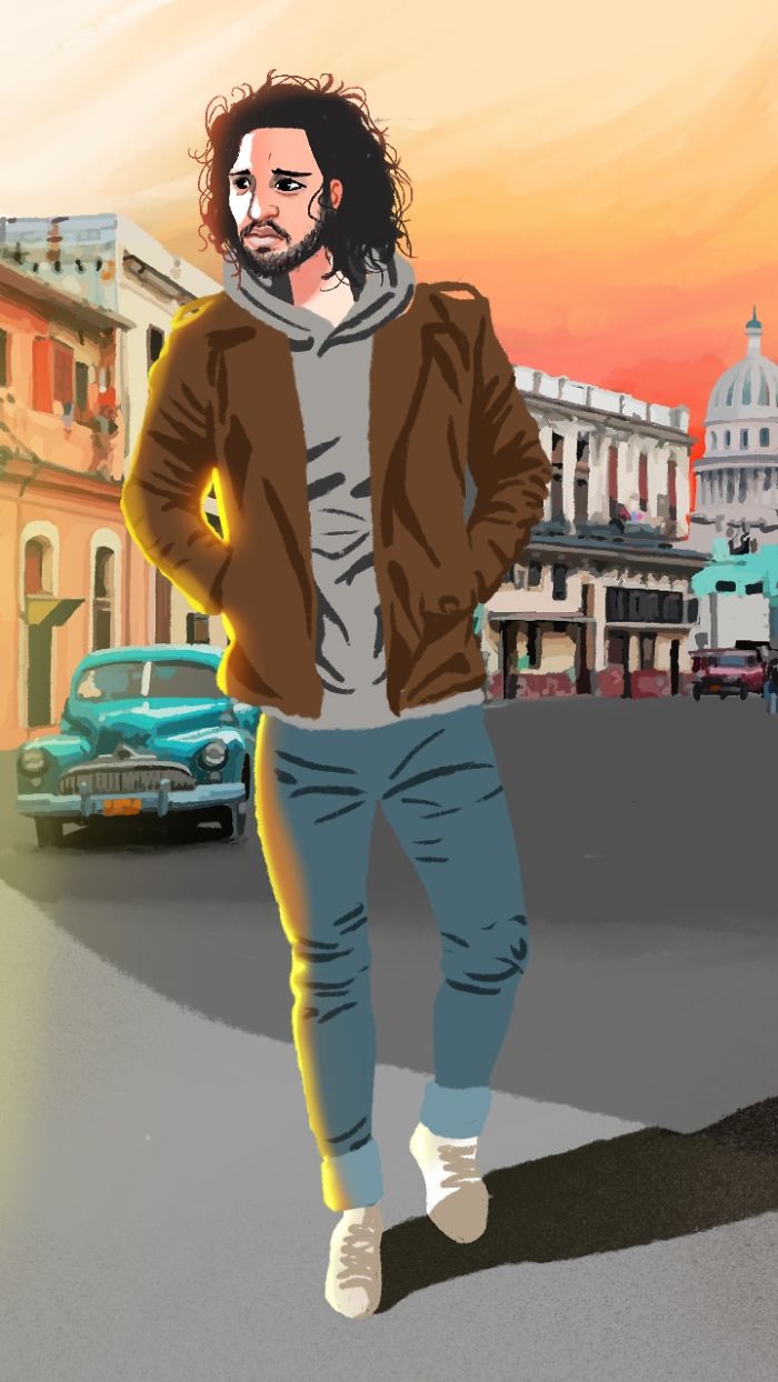 Jon Snow As “Lone Wolf”