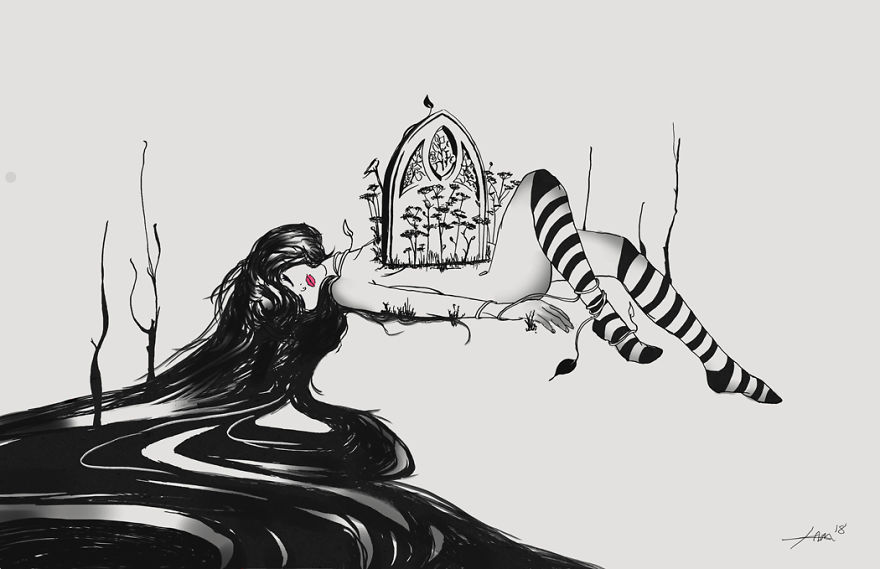 I Illustrate What Life With Chronic Illness Is Like While I Am Still Able To Draw