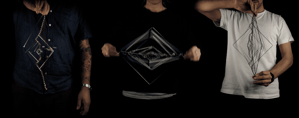 Artist Designs A Kinetic Toy That Creates Mesmerizing Optical Illusions As It Spins Artist Designs A Kinetic Toy That Creates Mesmerizing Optical Illusions As It Spins