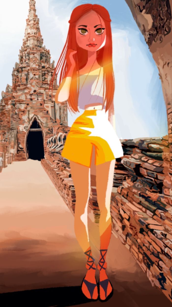 Sansa Stark As “Gap Year Traveler”