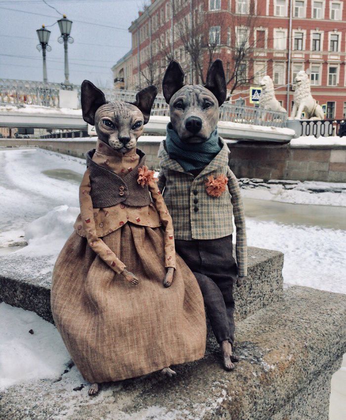 The Puppeteer From Saint Petersburg Creates Realistic Dolls Of Sphynx Cats The Puppeteer From Saint Petersburg Creates Realistic Dolls Of Sphynx Cats