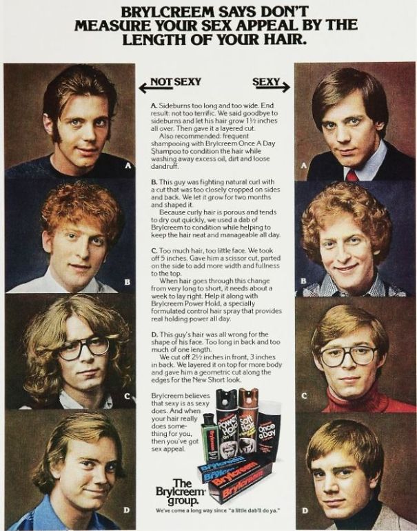 These Old Ads Showed How Much Men Were Vain With Their Hair In The 1970s